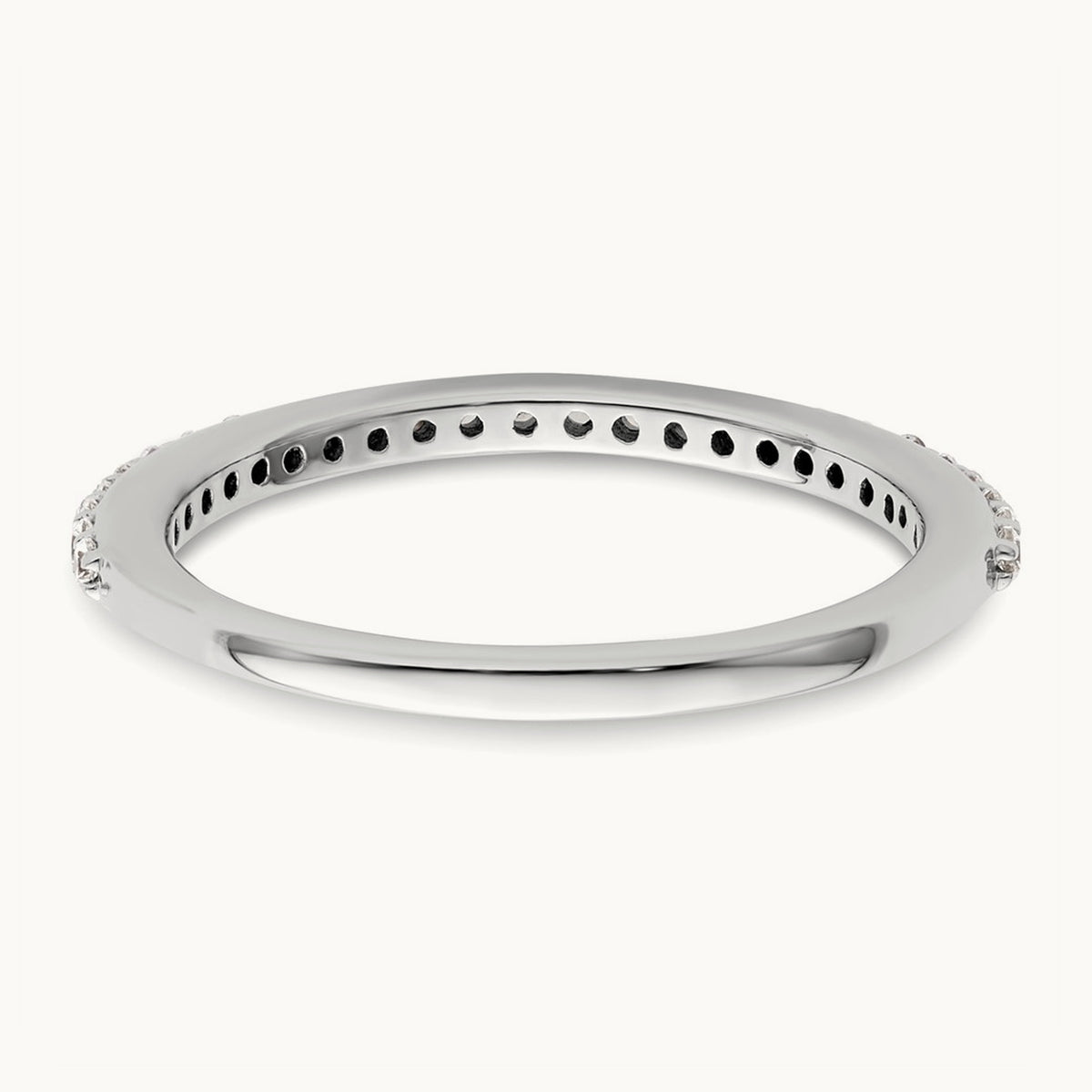 Diamond Band, 14K White Gold