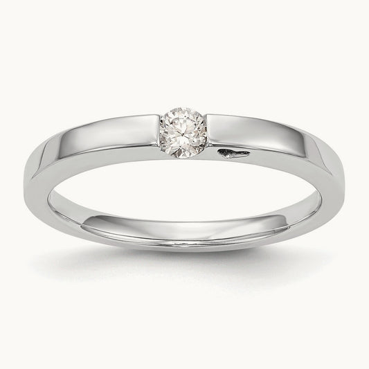 First Promise Complete Diamond Promise/Engagement Ring, 14K White Gold