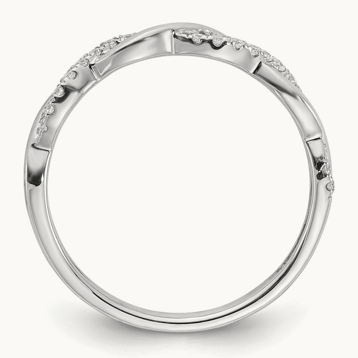 Twist Wedding Band, 0.10 ct tw Lab-Grown Diamond — photo set