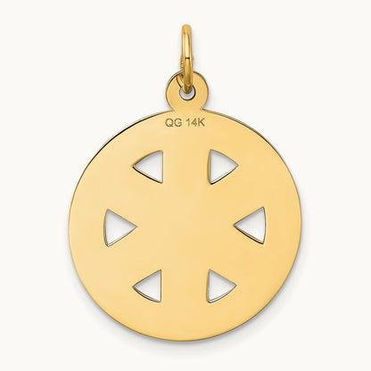 Medium PARAMEDIC Medical Pendant, 14K