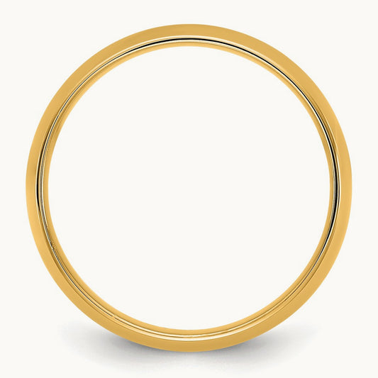 Lightweight Comfort Fit Band, 5.5mm, 10K Yellow Gold