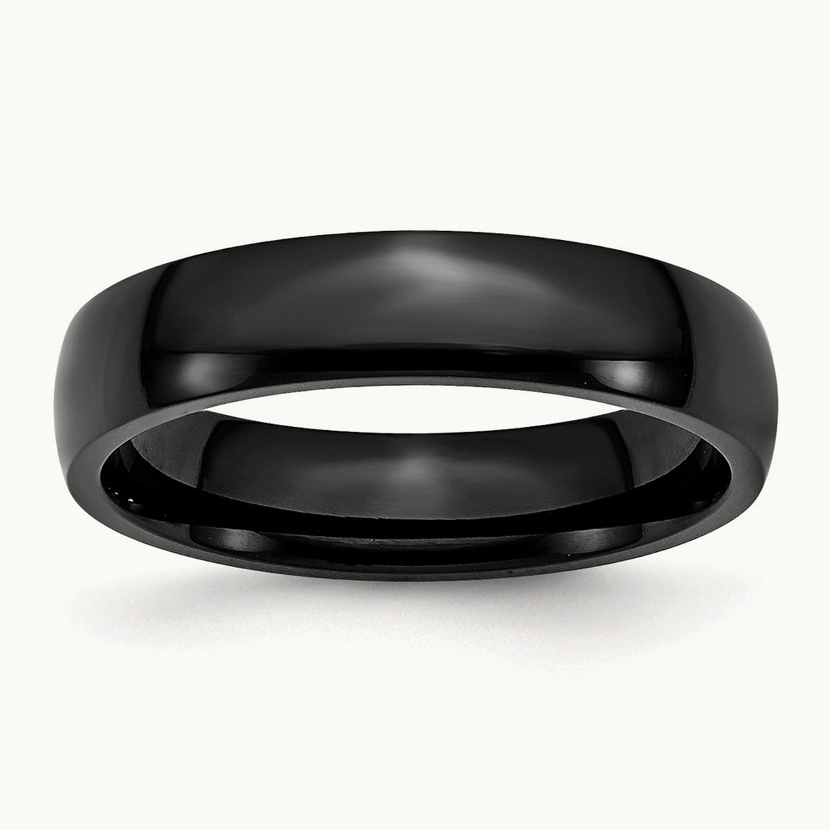 IP-plated Polished Band — 5mm
