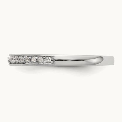 Diamond Band, 14K White Gold