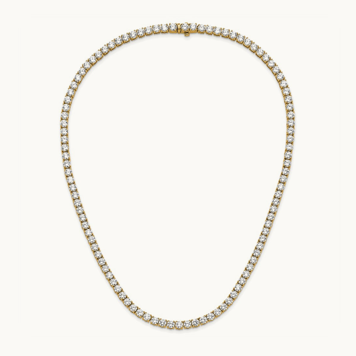 Straight Tennis Necklace, 27 1/4-36 ct Lab-Grown Diamond