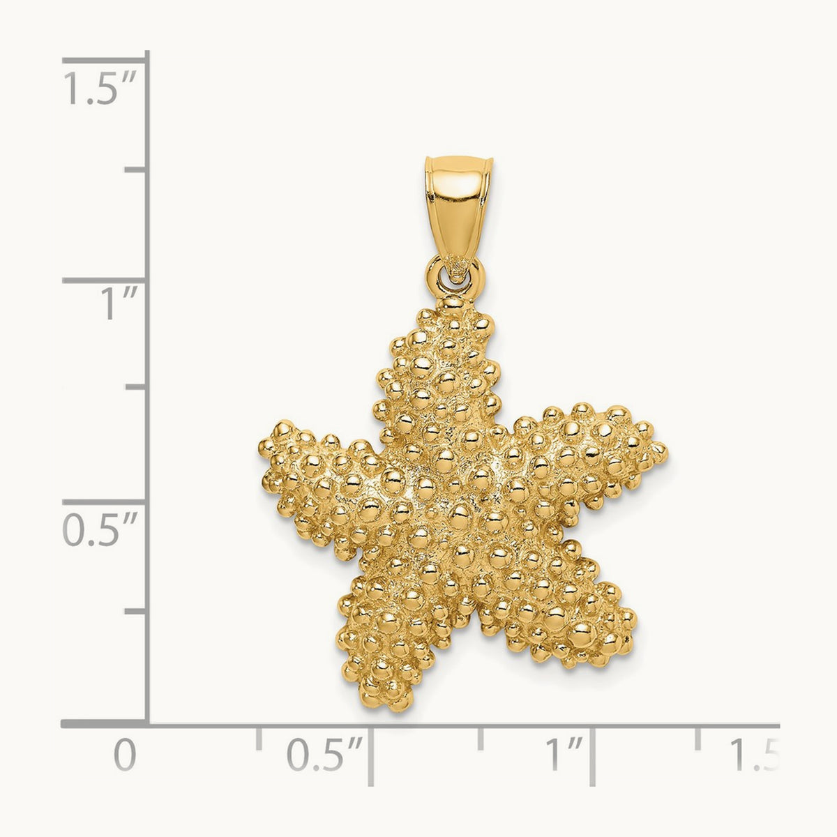Textured Starfish Charm — photo set