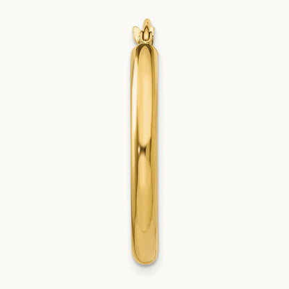 Single 14k Polished Hoop Earring