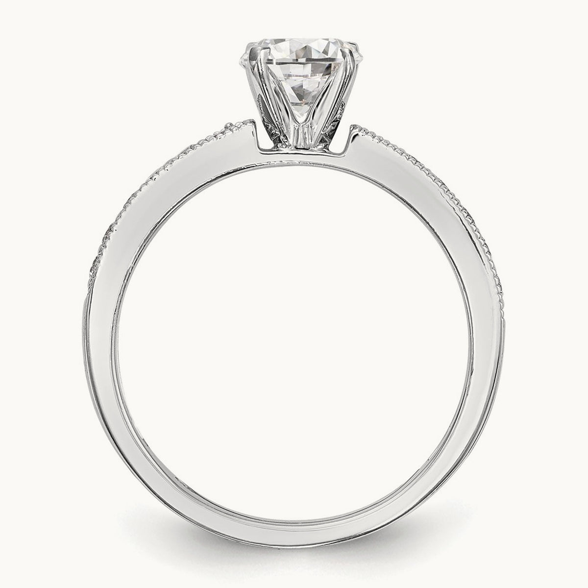 Peg Set Engagement Ring Mounting