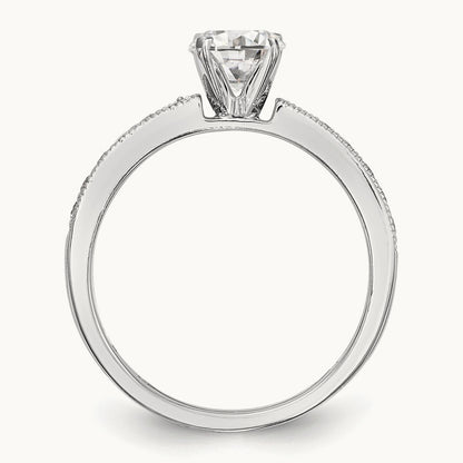 Peg Set Engagement Ring Mounting