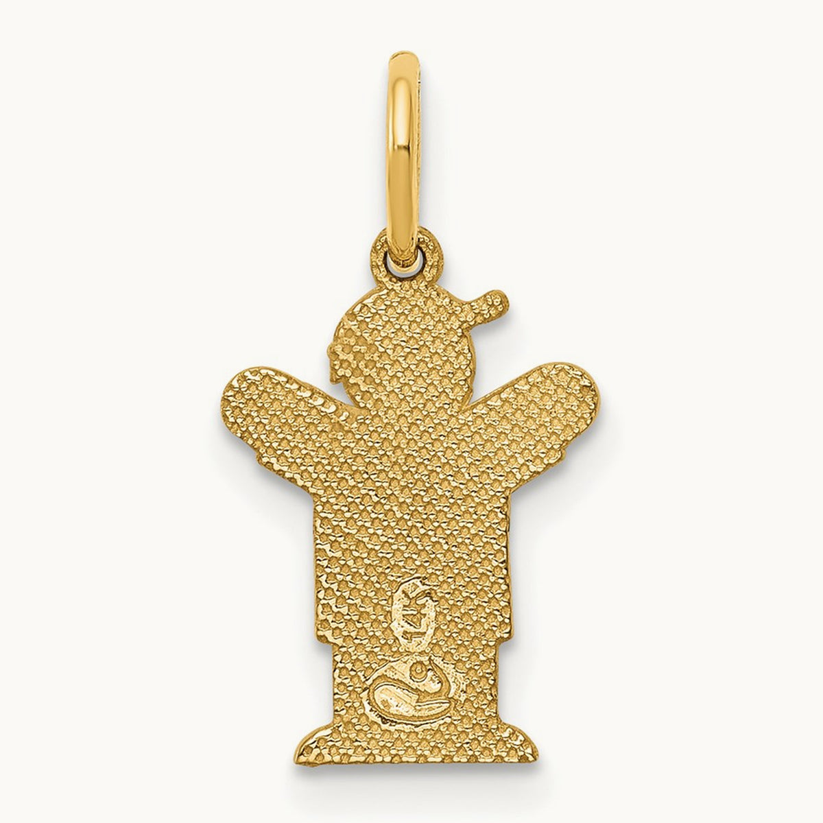 Mini Boy Love Charm — 14K Yellow Gold