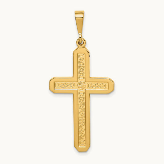 Cross Pendant, 14K