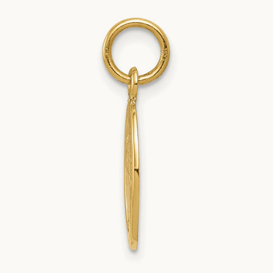 Saint Christopher Medal Charm, 14K