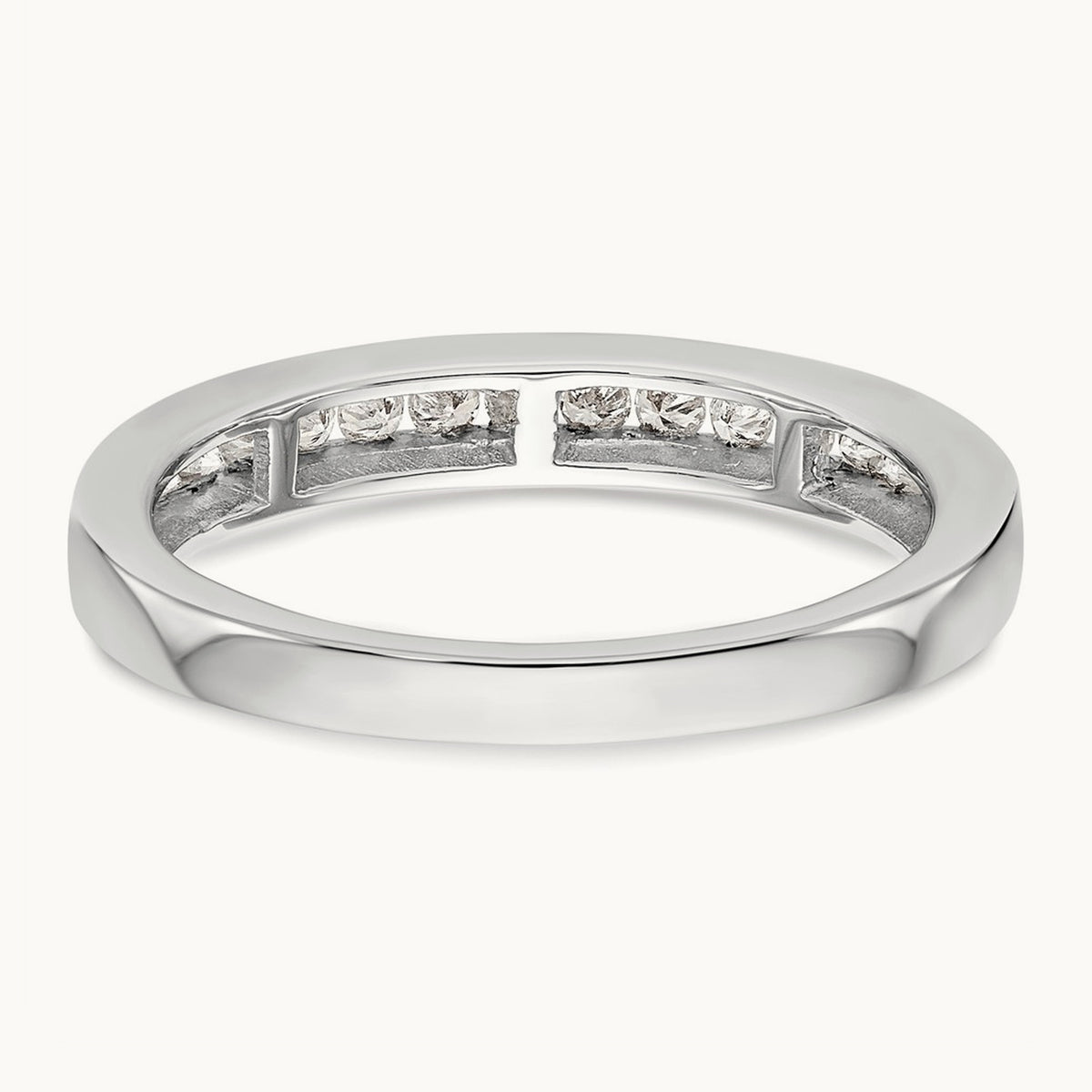 Channel-Set Wedding Band — 1/3 ct, Standard, 7
