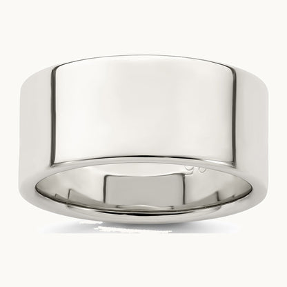 Sterling Silver 9mm Lightweight Flat Band