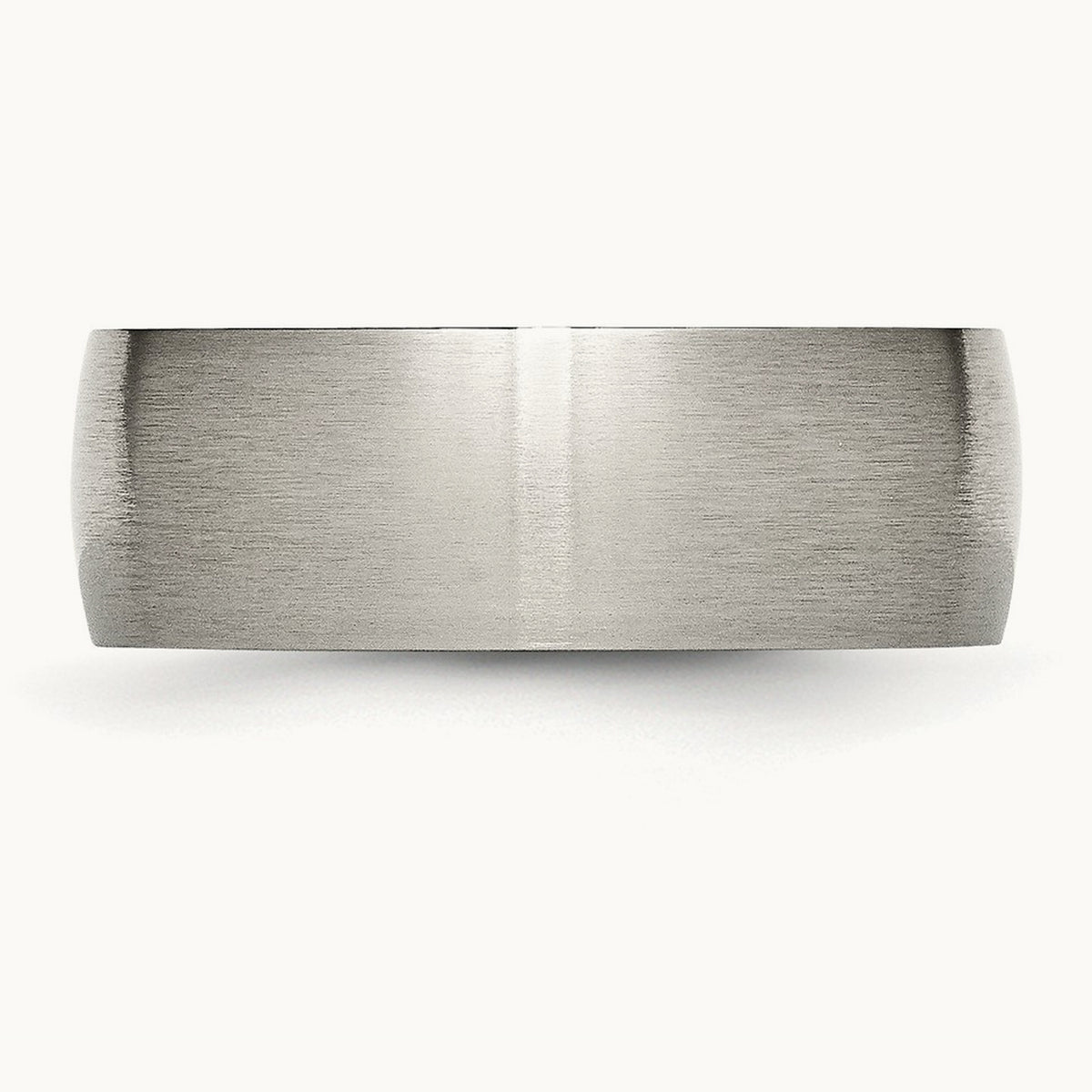 Brushed Half Round Band — 8mm