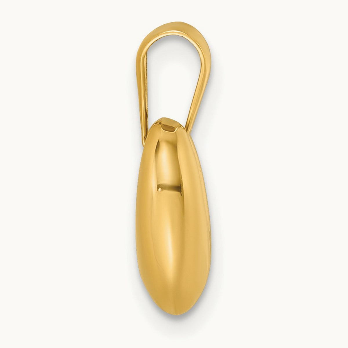 Polished Puffed Heart Pendant, 14K