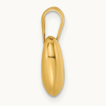 Polished Puffed Heart Pendant, 14K