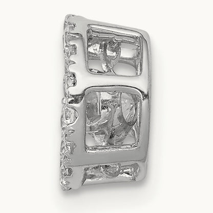 Vibrant Chain Slide Pendant, 0.50 ct tw Lab-Grown Diamond