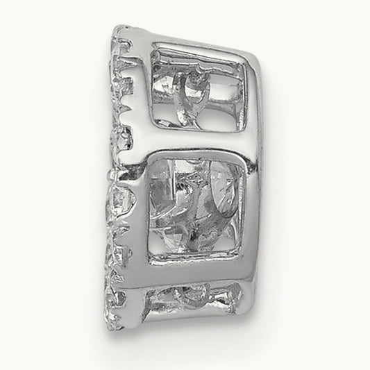 Vibrant Chain Slide Pendant, 0.50 ct tw Lab-Grown Diamond
