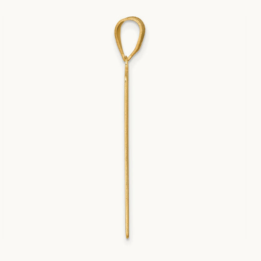 Temperance Tarot Card Pendant, 14K Yellow Gold
