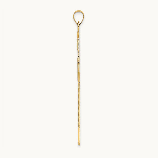 Polished Solid Fancy Design Cross Pendant — photo set