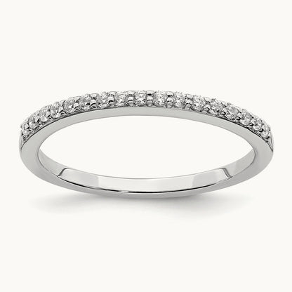 Diamond Band, 14K White Gold