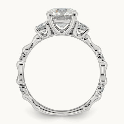 Round Center Ring, 1 7/8-3 5/8 ct Lab-Grown Diamond