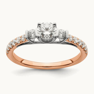 Petite Engagement Ring, 0.75 ct tw Lab-Grown Diamond