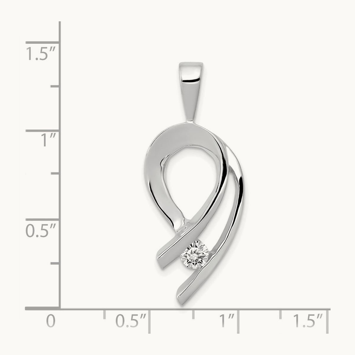 Holds 1- stone — 14K White Gold