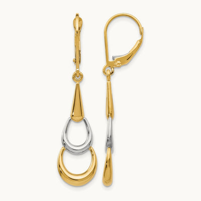 Polished Leverback Earrings — Leslie's — photo set