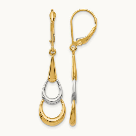 Polished Leverback Earrings — Leslie's — photo set