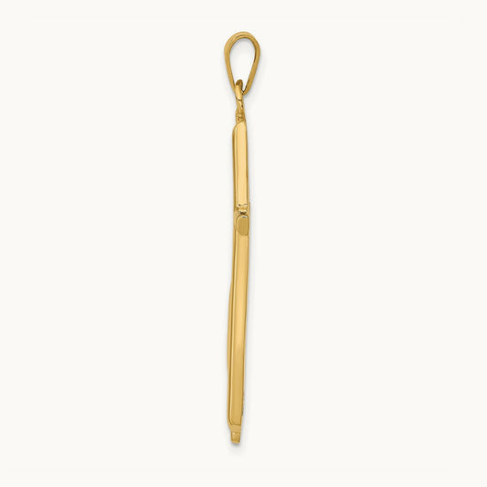 Polished Cross w/Drape Pendant — photo set