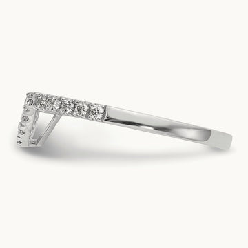 Diamond Wedding Band, 14K White Gold