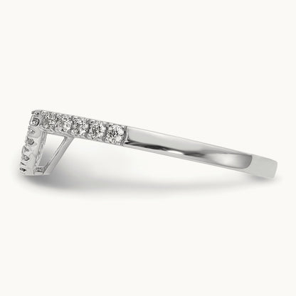 Diamond Wedding Band, 14K White Gold
