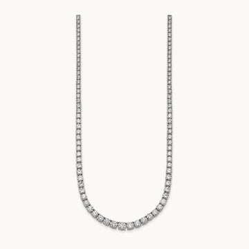Graduated Tennis Necklace, 14.50 ct tw Lab-Grown Diamond