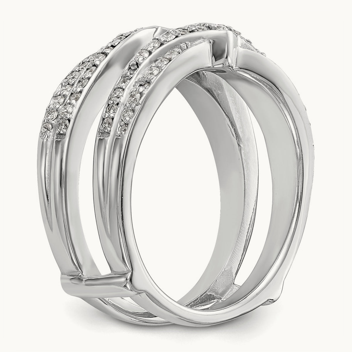 Diamond Guard, 14K White Gold