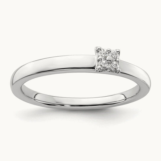 Promise Band, 0.05 ct tw Lab-Grown Diamond