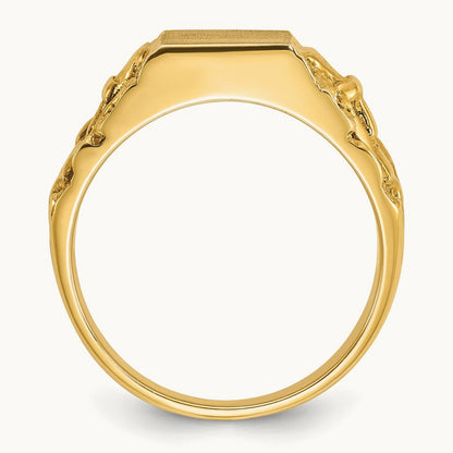 Men's Signet Ring — IBGoodman — photo set