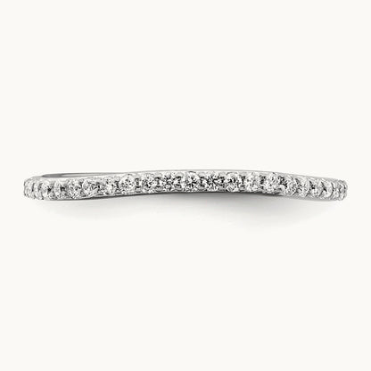 Diamond Wedding Band, 14K White Gold