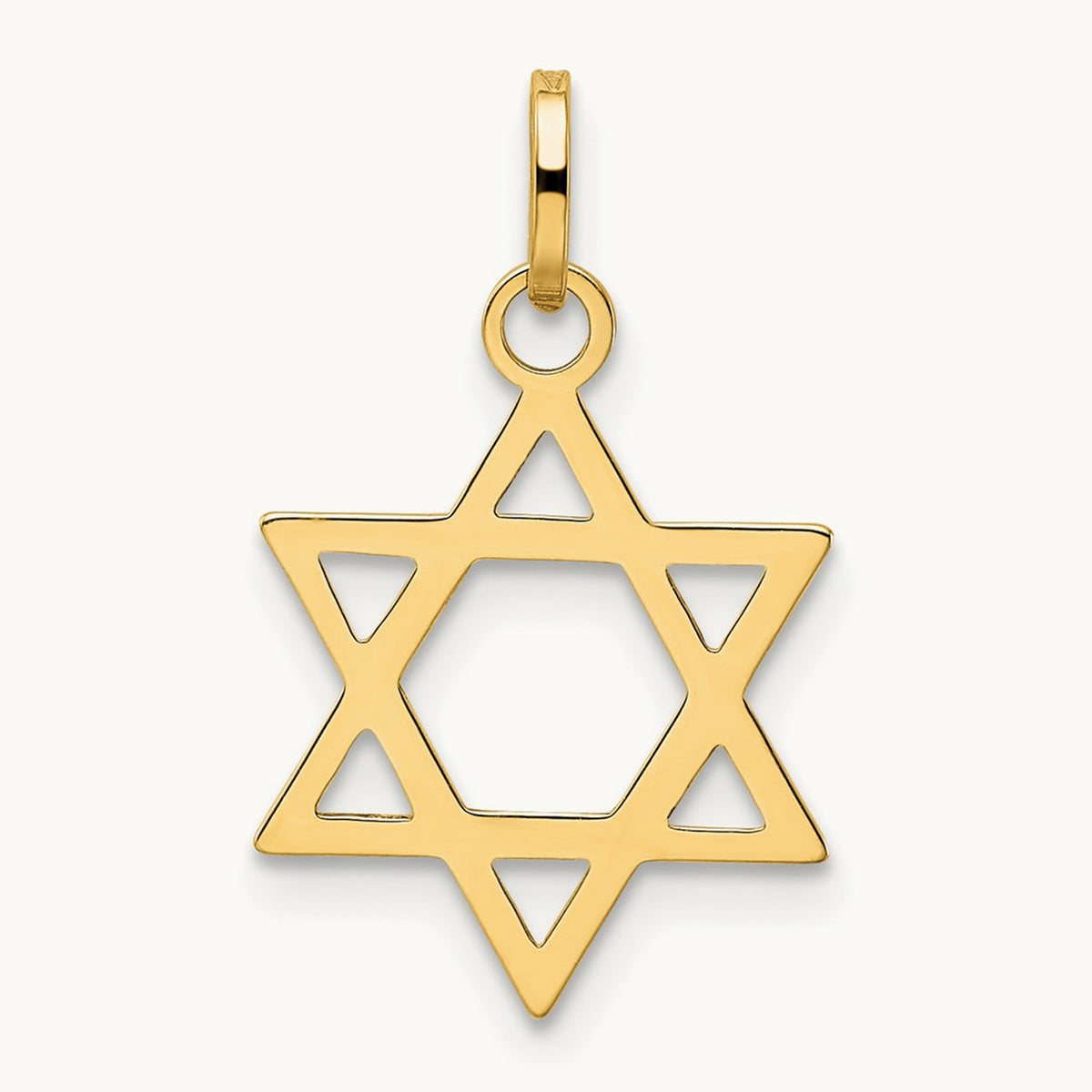 Star of David Pendant, 14K