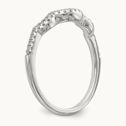 Diamond Wedding Band, 14K White Gold