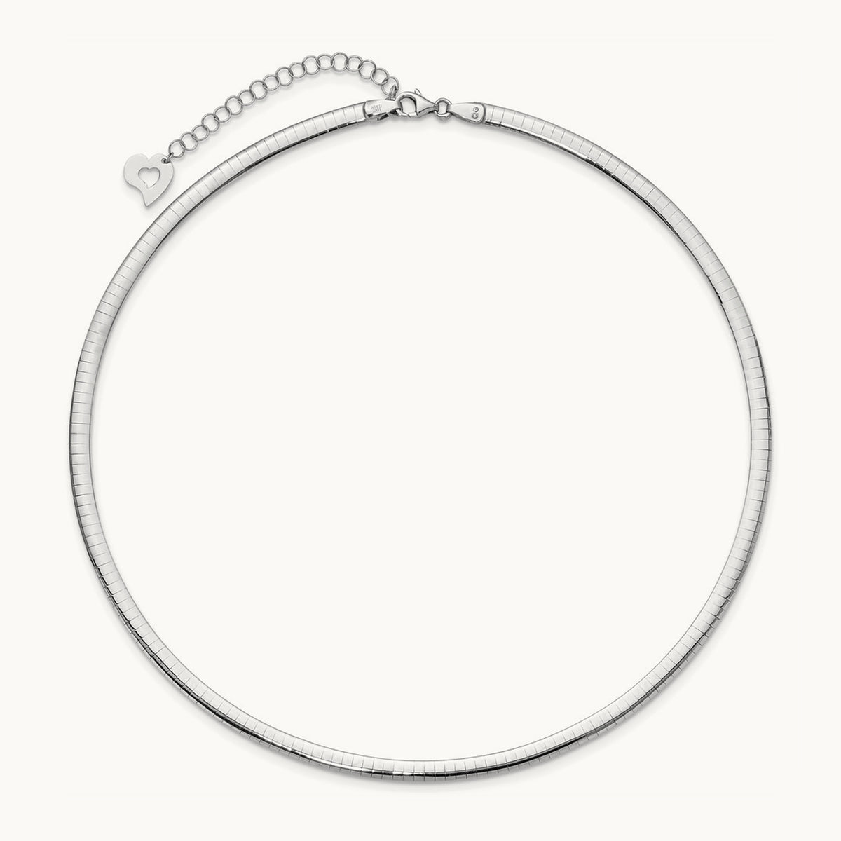 Lt Reversible Omega with extender Necklace — 16mm, 4mm