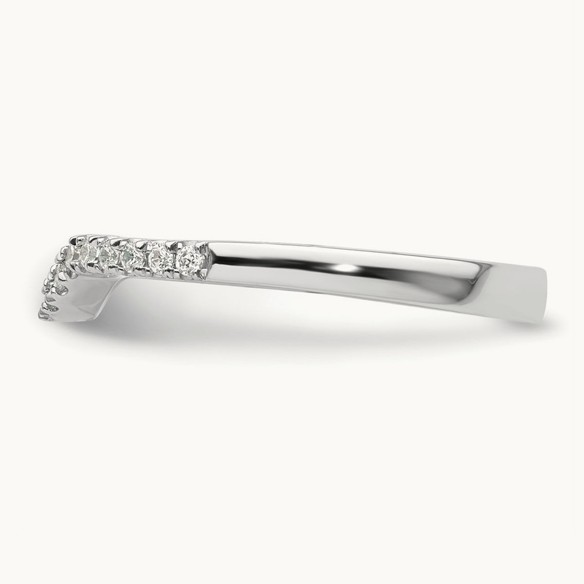 Diamond Band, 14K White Gold