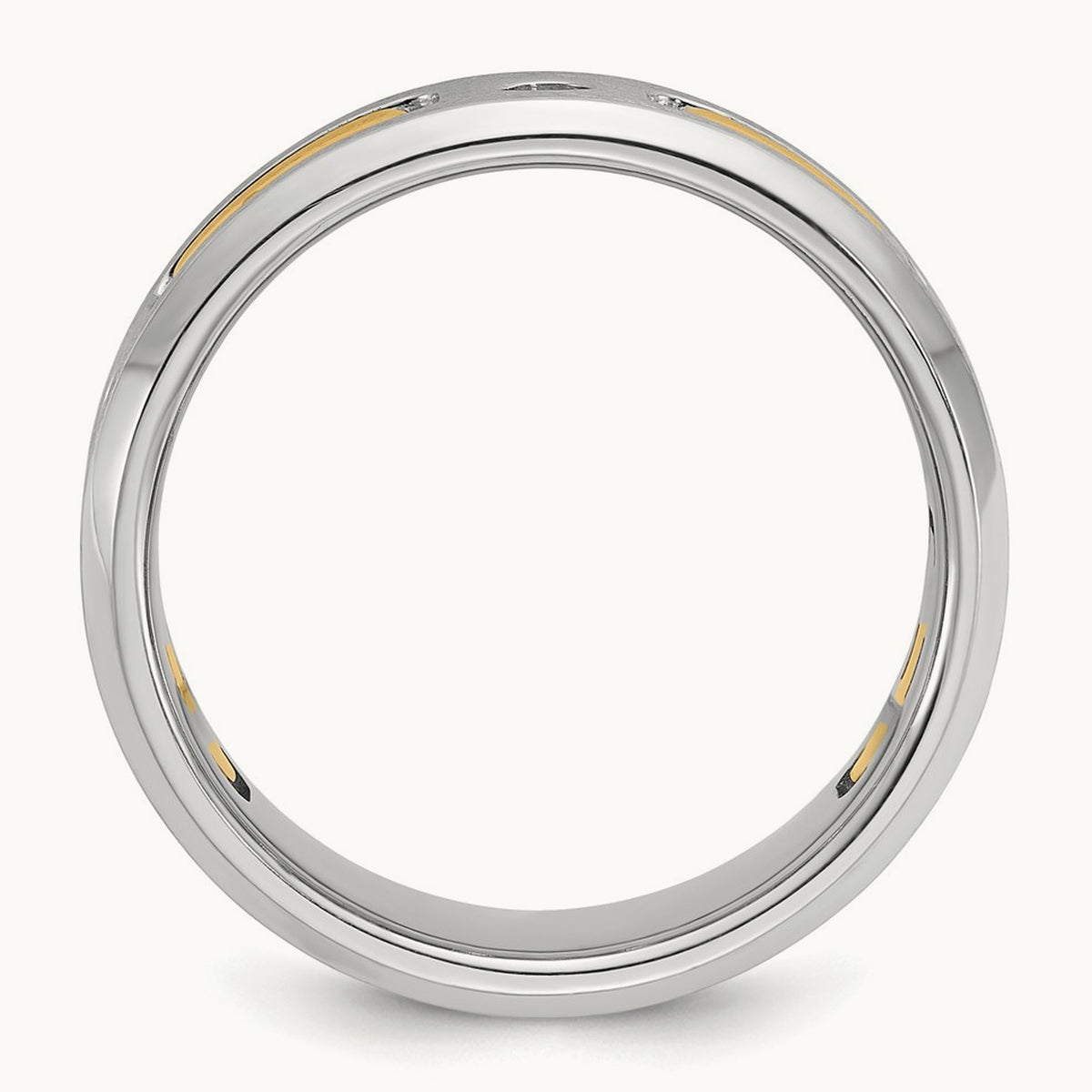 3 Stone Men's Ring, 0.15 ct tw Lab-Grown Diamond