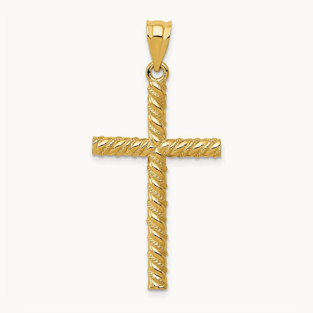 Twisted Cross Pendant — 37mm