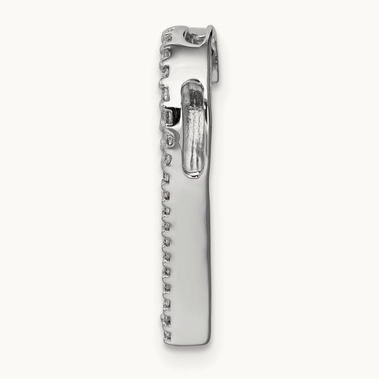 1/6ct. Diamond Heart Chain Slide — photo set