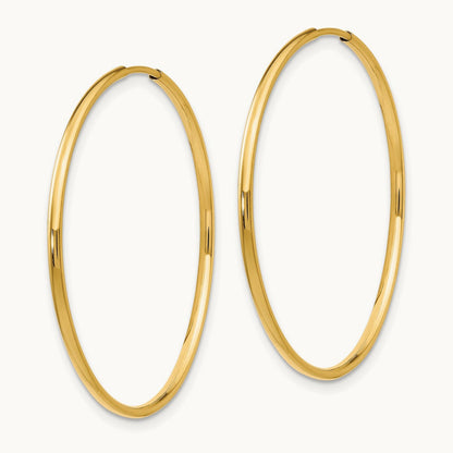 Madi K Endless Hoop Earrings, 14K