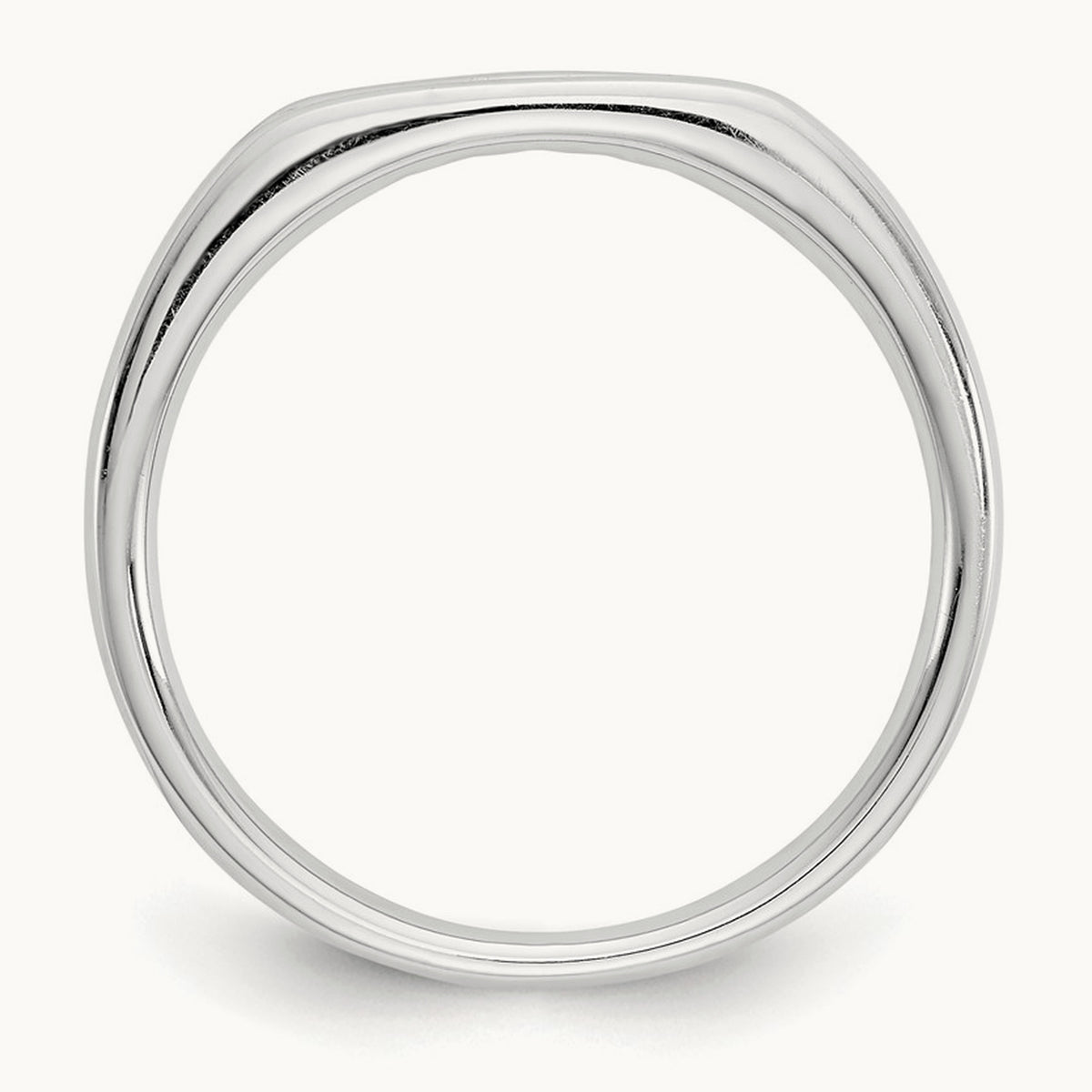 5-Stone Diamond Channel Band, 14K White Gold