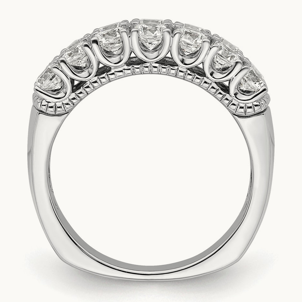 Double Row Band, 1.50 ct tw Lab-Grown Diamond