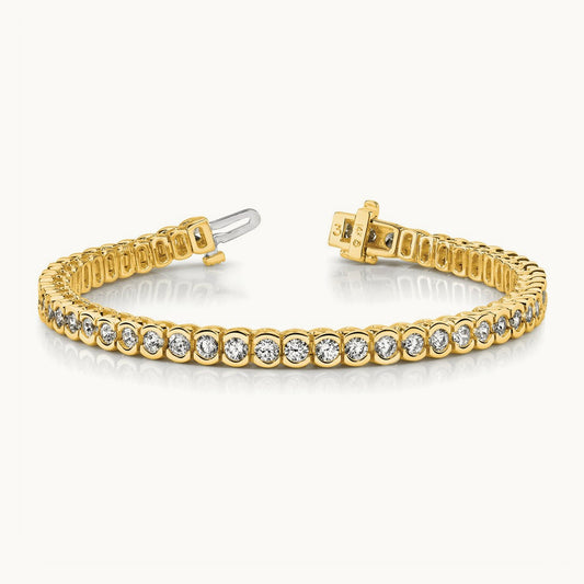 Round Tennis Bracelet, 5.50 ct tw Lab-Grown Diamond