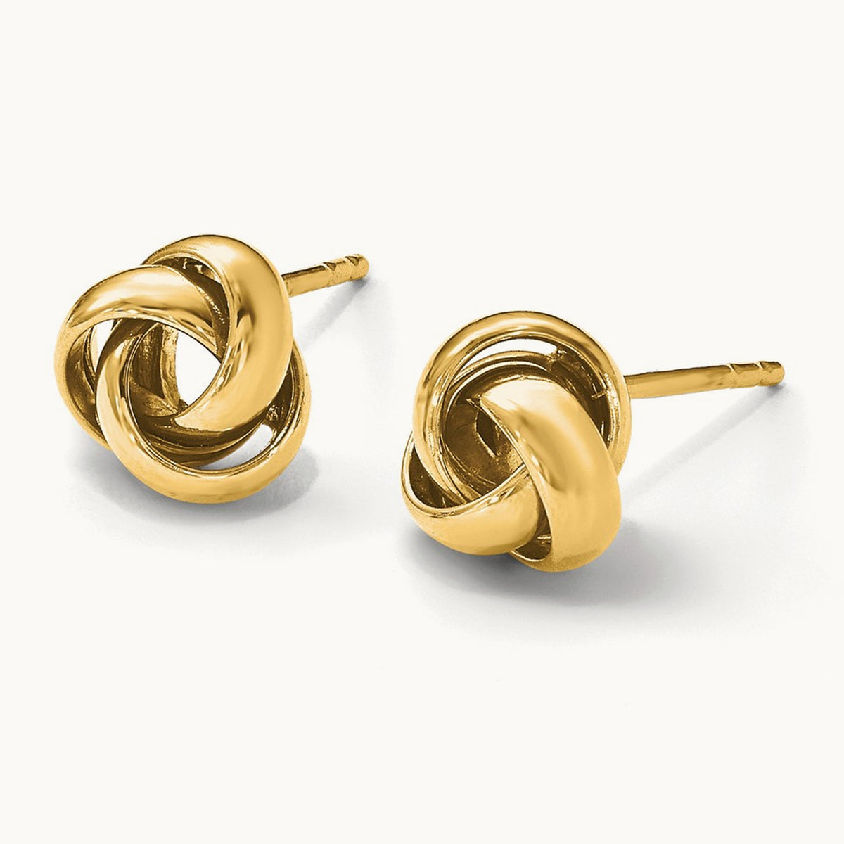 Polished Post Earrings — Leslie's — 14K Yellow Gold